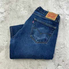 リーバイス505　デニムパンツ　W36　ブルー　古着