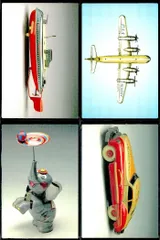 ux367 TIN TOYS 1996 カード 4枚セット 潜水艦 パンアメリカン まとめ まとめ カード