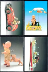 ux367 TIN TOYS 1996 カード 4枚セット レーシングカー 幸福時代 まとめ まとめ カード