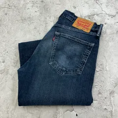 リーバイス505　デニムパンツ　W32　濃紺　インディゴブルー　古着