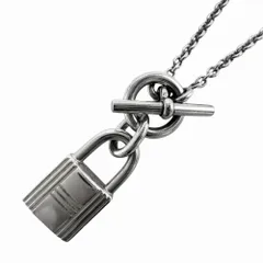 エルメス ネックレス レディース アミュレット ケリー・カデナ ペンダント アクセサリー ジュエリー HERMES シルバー925    約11.3g【中古品】