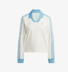 L (W) adidas x SPORTY&RICH ロングスリーブ フットボール ジャージ クリーム