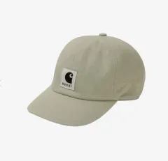 新品 sacai × Carhartt WIP ダック キャップ ライト グリーン