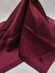 【used品】美品！BURBERRY メンズハンカチ 大判サイズ