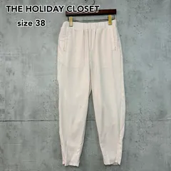 新品 未使用 THE HOLIDAY CLOSET ザホリデークローゼット ピンキーアンドダイアン テーパードパンツ 38 M ベージュ ウエストゴム ストレッチ 美脚 センタープレス 裾ジップ 031-4930479 オフィス カジュアル きれいめ★ ■◇のサムネイル