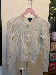 ポロラルフローレン ケーブルニット カーディガン L