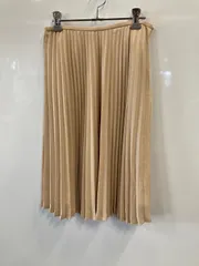 ピB208⚫︎COMME CA ISM⚫︎コムサイズム⚫︎プリーツスカート⚫︎sizeM⚫︎ベージュ