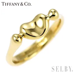 ティファニー K18YG リング ビーン