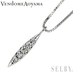 ヴァンドーム青山 Pt950/ Pt850 ダイヤモンド ペンダントネックレス