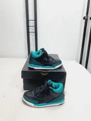 ナイキ キッズ ジョーダン3 ブラック シメント アクア スニーカー 175