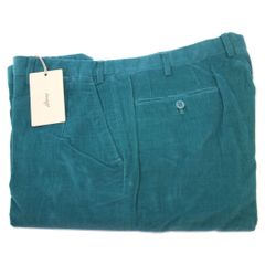 【Brioni/ブリオーニ】　パンツ　グリーン　緑　コーデュロイ　ウエストサイズ 38インチ　96cm　メンズ
