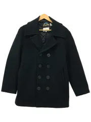 COOPER (クーパー) ④ メルトンショートピーコート USA製 メンズ ブラック S