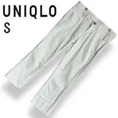 UNIQLO ユニクロ クロップドジーンズ レディース ホワイト 白 デニムパンツ カジュアル シンプル きれいめ 春夏 ボトムス【S】