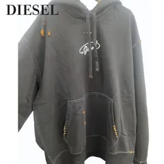 【セール / 人気】新品・未使用 DIESEL ディーゼル メンズ トップス パーカー フーディー プルオーバー 長袖 ロゴプリント コットン カジュアル メンズ A10462 0KHAQ 9XXA