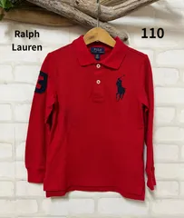 子供服　ブランド　ポロラルフローレン　トップス　110㎝　赤　ビッグポニー　POLO　RALPH LAUREN　送料無料　おしゃれ　かっこいい