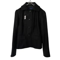 【美品】NEWYORKER ショートジャケット 黒 9AR【ZK78】