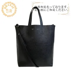 CELINE セリーヌ  2WAY スモールバーティカル カバ  トートバッグ ブラック レディース
