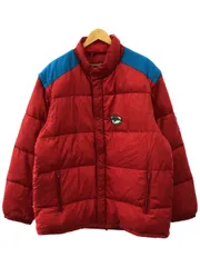 COLVER ④ 80s前後 デタッチャブルスリーブダウンジャケット イタリア製 メンズ レッド FREE（XL相当）