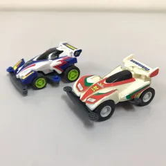 〇プルバックカー 2点セット 爆走兄弟レッツ＆ゴー！ ミニ四駆 バンガードソニック＆ビクトリーマグナム