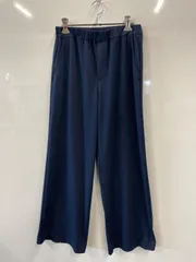 ピ411⚫︎EVEX by KRIZIA⚫︎エヴァックスバイクリツィア⚫︎ストレートパンツ⚫︎ストレッチ⚫︎総ゴム⚫︎ウエスト⚫︎両サイドポケット有⚫︎size40⚫︎ネイビー