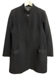 レナウン Addenda コート アンゴラ ウール ブラック 黒 長袖 アウター