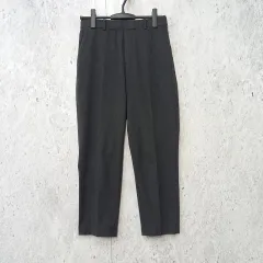 UNIQLO ユニクロ テーパードパンツ ウエストゴム EZYアンクルパンツ オフィスカジュアル ビジネス ストレッチ グレー Mサイズ ◎_〇◇
