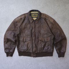 90s diamond stitch leather MA1 jacket 短丈 90s diamond stitch leather MA1 jacket 短丈 - メルカリ