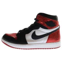NIKE (ナイキ) WMNS Air Jordan 1 High OG Ruby ウィメンズ エアジョーダン1 ハイ ルビー ハイカットスニーカー ブラック/レッド US8.5/25.5cm FD2596-602
