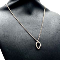 ガルニネックレス クロックケリービッグロゴシルバー 10周年限定品
