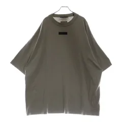 FEAR OF GOD ESSENTIALS (フィアオブゴッド エッセンシャルズ) S/S T-SHIRT ラバーロゴ 半袖Tシャツ グレー