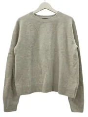 ギャップ GAP CashSoft カシミヤタッチ クルーネックセーター 長袖 グレー 灰色 L トップス