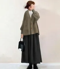 セットアップ レディース 即購入OK 上下セット 長袖 ニット カーディガン ロングスカート 無地 シンプル カジュアル おしゃれ 体型カバー ゆったり かわいい 20代 30代 40代 50代 秋 冬 通勤 通学