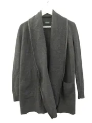 ローレンラルフローレン LAUREN RALPH LAUREN カーディガン 長袖 ミドル丈 ウール グレー 灰色 S 羽織 上着 トップス