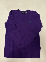 ポロ ラルフローレン ウール カシミア ケーブル編み レディース ニット S