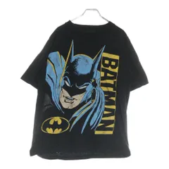VINTAGE (ヴィンテージ) 90s BADMAN バットマン アメコミ フロントプリント Tシャツ 半袖カットソー ブラック