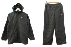 ナイキ NIKE ジャージ セットアップ ナイロンジャケット パンツ ブラック 黒 フード L アウター ボトムス