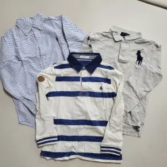 ポロ/ビーンポール キッズ 長袖 Tシャツ シャツ 130 3枚 まとめ