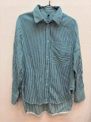 ベネトン ストライプ シャツ レディース Sサイズ