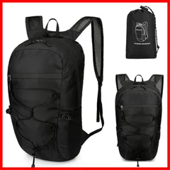 登山 旅行 おしゃれ 軽量 防水 通学 15L レディース キャンプ 大容量 メンズ ランニング リュック 折りたたみ サイクリング 登山バッグ アウトドアバックパック 収納袋付き リュックサック [Azarxis]