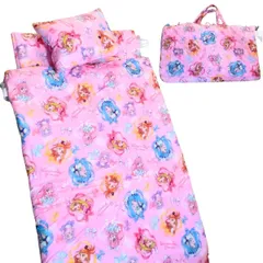 バンダイ(BANDAI) ひろがるスカイ! プリキュア お昼寝7点セット (敷布団 敷カバー 掛布団 掛カバー 枕 枕カバー キャリーバッグ) おひるね布団 マット TO-234305