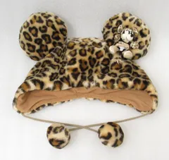 ミニー ヒョウ柄 ファンキャップ 58cm 美品 / 東京ディズニーリゾート TOKYO DISNEY RESORT Fun CAP
