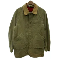 L.L.Bean　ハンティングジャケット　70s vintage　70年代　OLD　襟コーデュロイ　無地　フロントポケット　アウトドア　古着