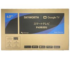 SKYWORTH F43S32U 43型4K スマートテレビGoogle TV - メルカリ