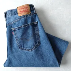 ■古着 Levi's リーバイス 550ジーンズ デニムパンツ RELAXED FIT 18年製 実寸W33L32【L5481】