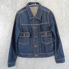 デニムジャケット Mサイズ Gジャン レディース インディゴ ネイビー □〇
