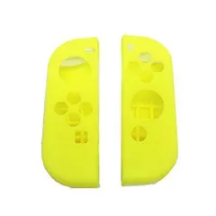 RDFJ Switch Joy-Con用 シリコンケース (L)/(R) カバー スイッチ コントローラ用 保護ケース キズ防止 滑り止め (イェロー)