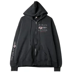 古着 ハーレーダビッドソン Harley-Davidson スウェットフルジップパーカー メンズXL相当/eaa611346