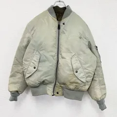 古着 used　AVIREX　アヴィレックス　MA-1　フライトジャケット　カーキ　Mサイズ