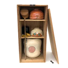 ◆茶道具セット 茶箱 ①◆