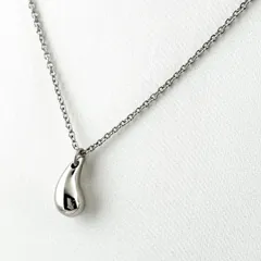 ティファニー TIFFANY&Co. ティアドロップ ネックレス プラチナ ペンダント エルサ・ペレッティ ネックレス Pt950 レディース 【中古】